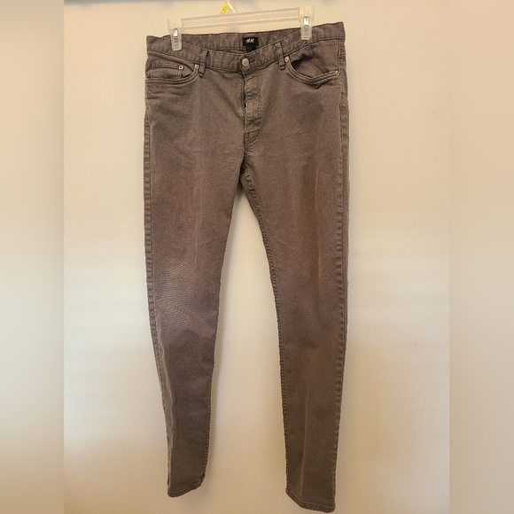 Grey H&M trouser. 33" waist. - Picture 1 of 4